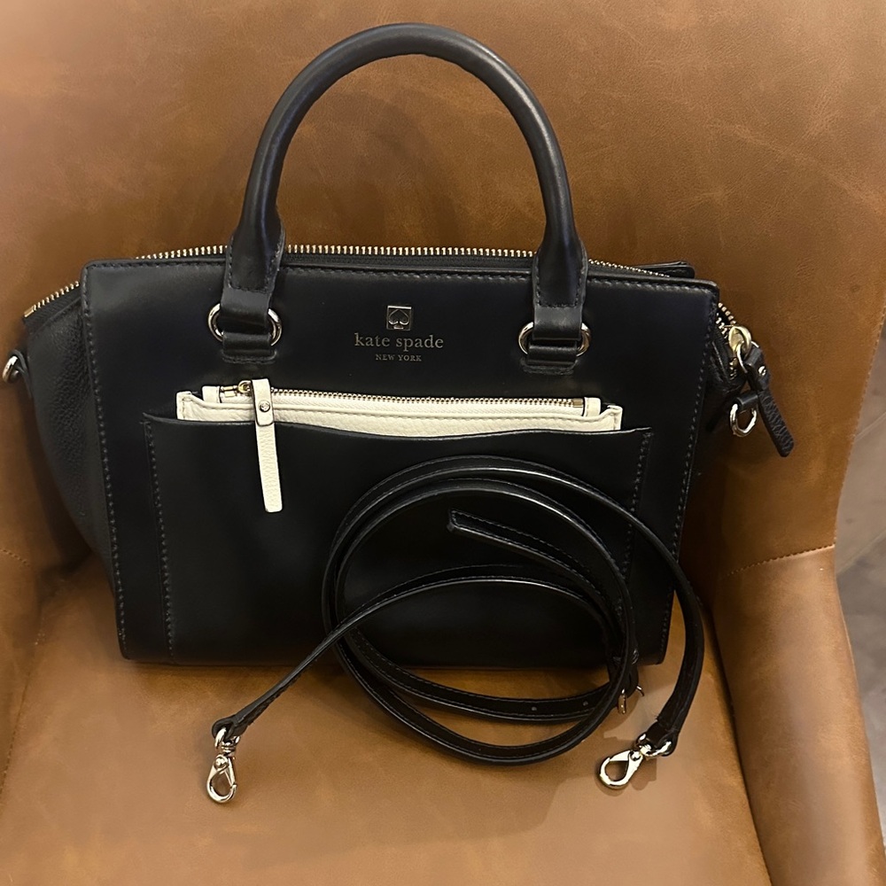 Kate Spade Black and White Satchel